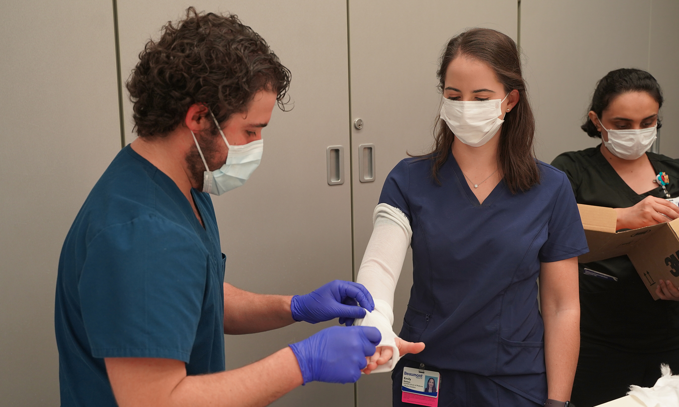 Clinical skills events help prep OUWB med students for next steps